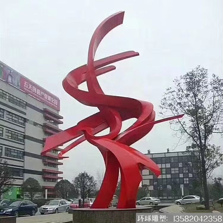 不銹鋼廣場(chǎng)雕塑
